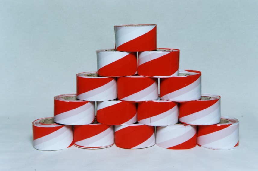 Striped barrier film